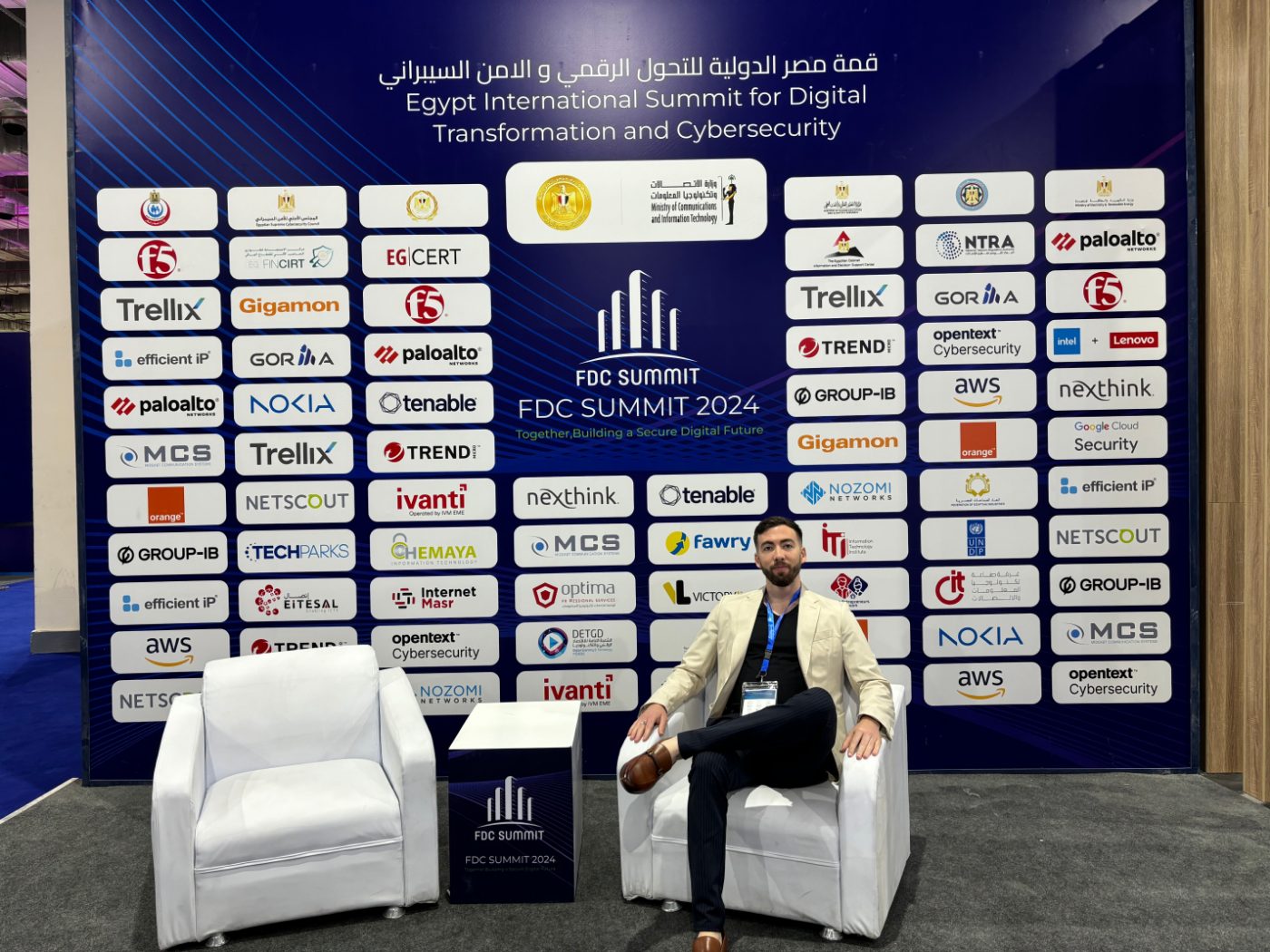 Cassius Edison at the FDC Summit 2024 in Egypt